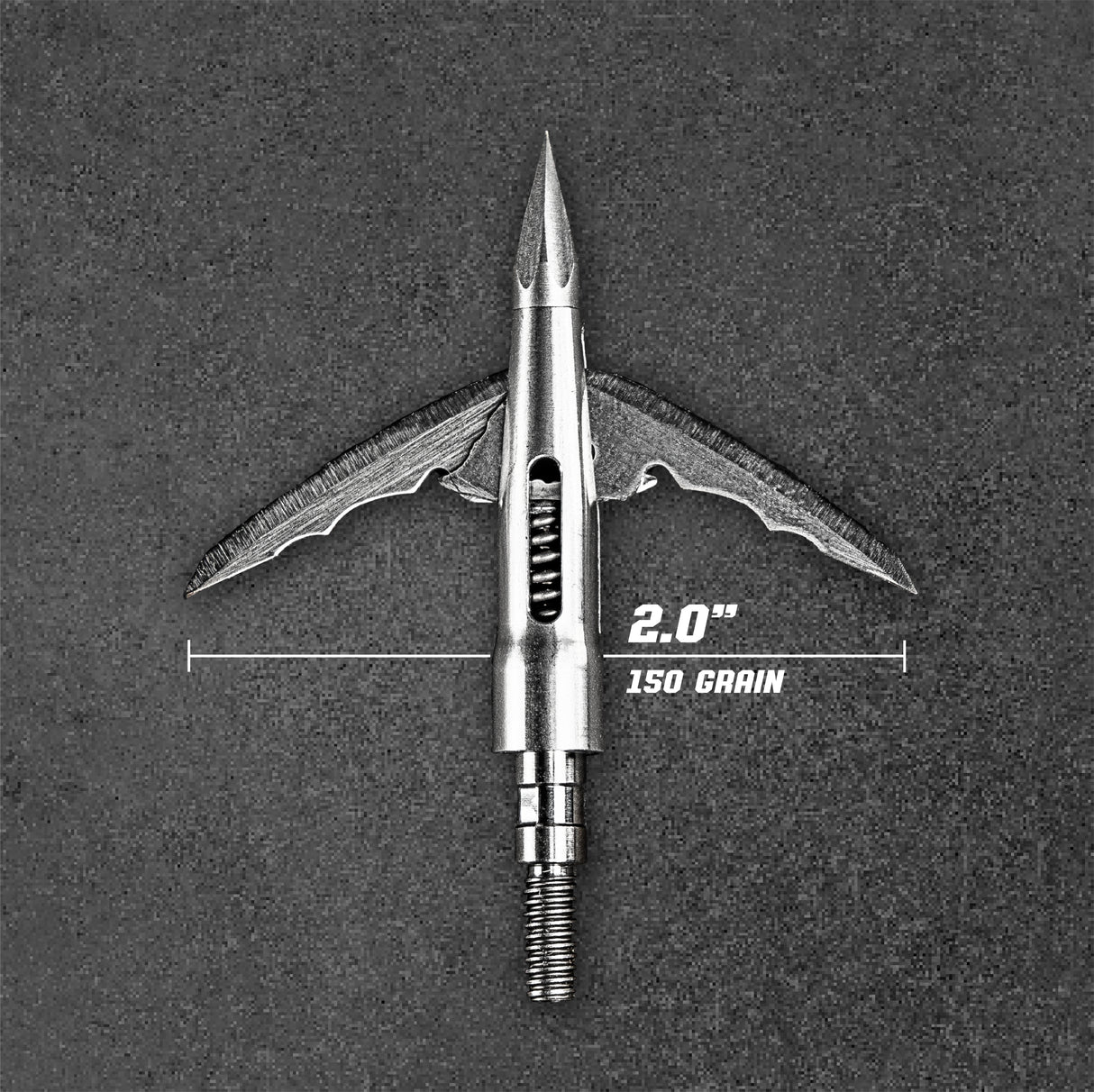 2.0IN 150G Stainless Steel Broadhead - 3 Pack