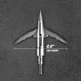 2.0IN 150G Stainless Steel Broadhead - 3 Pack