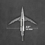 2.0in 150g Stainless Steel Broadheads