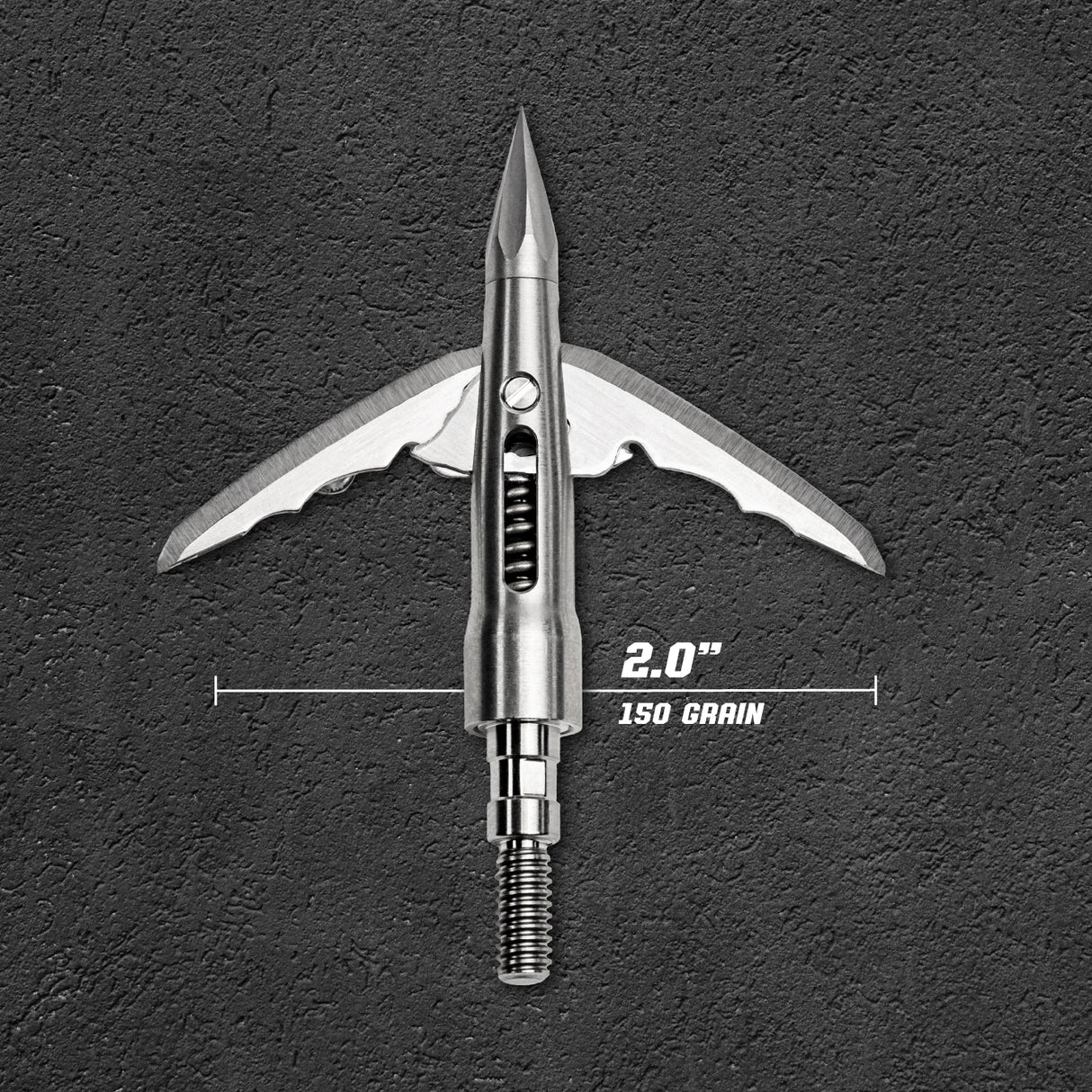 2.0in 150g Stainless Steel Broadheads